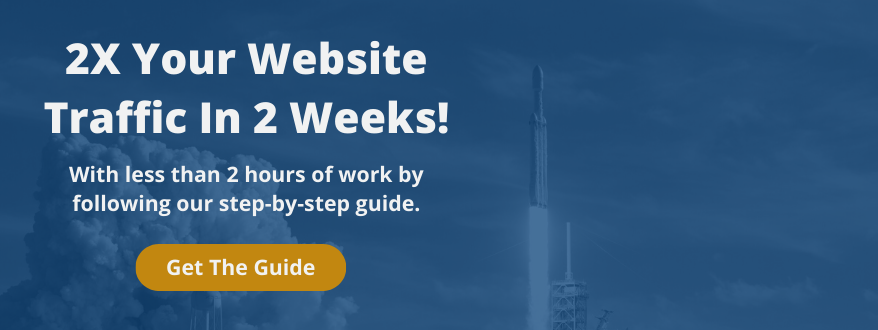 2X Traffic In 2 Weeks Guide Banner Promo