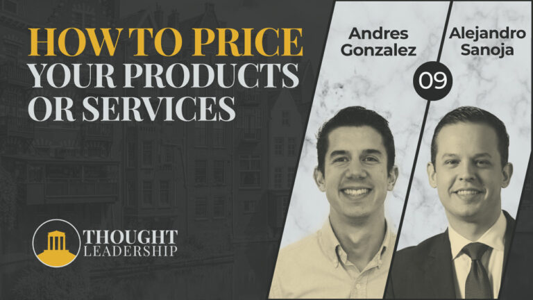 How to price your products or services